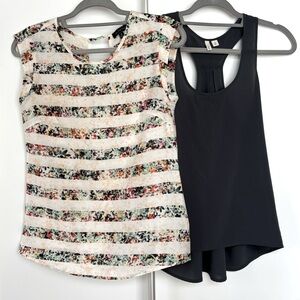 Bundle: Two Silky‎ Lightweight Tops, Size XS